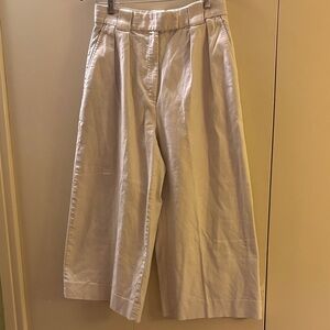 Banana Republic Pleated Wide Leg Chinos Size 6
